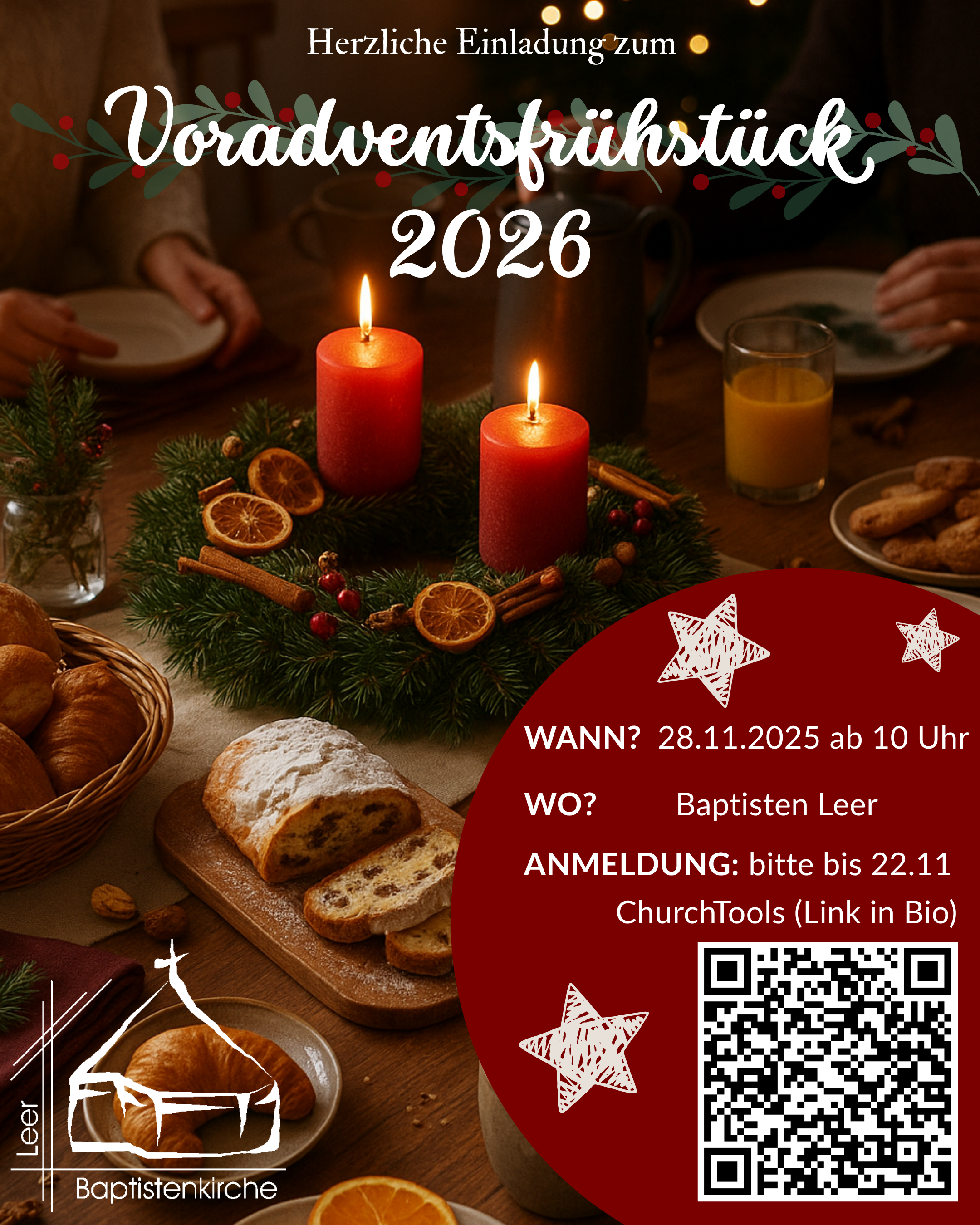 Einladung zum (Vor)Adventsfrühstück